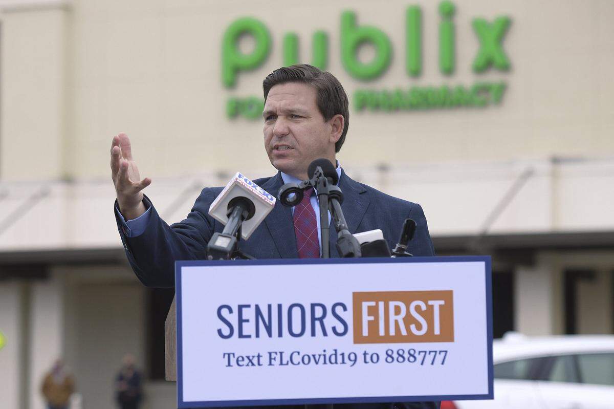 Florida Division of Emergency Management will be delivering COVID-19 vaccines to Palm Beach County’s Health District and DOH after outrage over Publix being sole distributor.