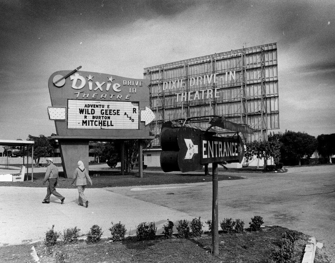 Dixie Drive-In Theater in South Miami-Dade in 1979.