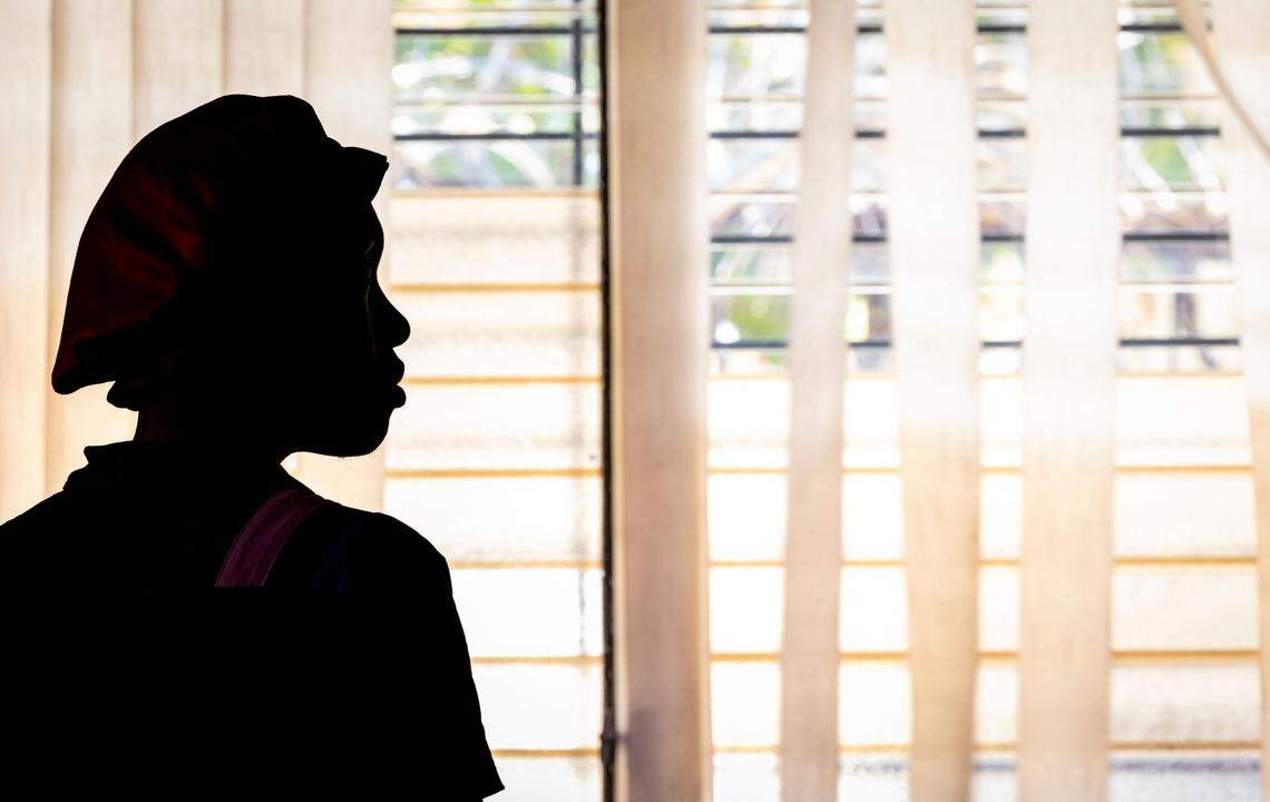 Yanick, 38, was raped and beaten over two hours when she and other women were forced off a passenger bus in Arcahaie in Haiti’s West department. She became pregnant from the assault.