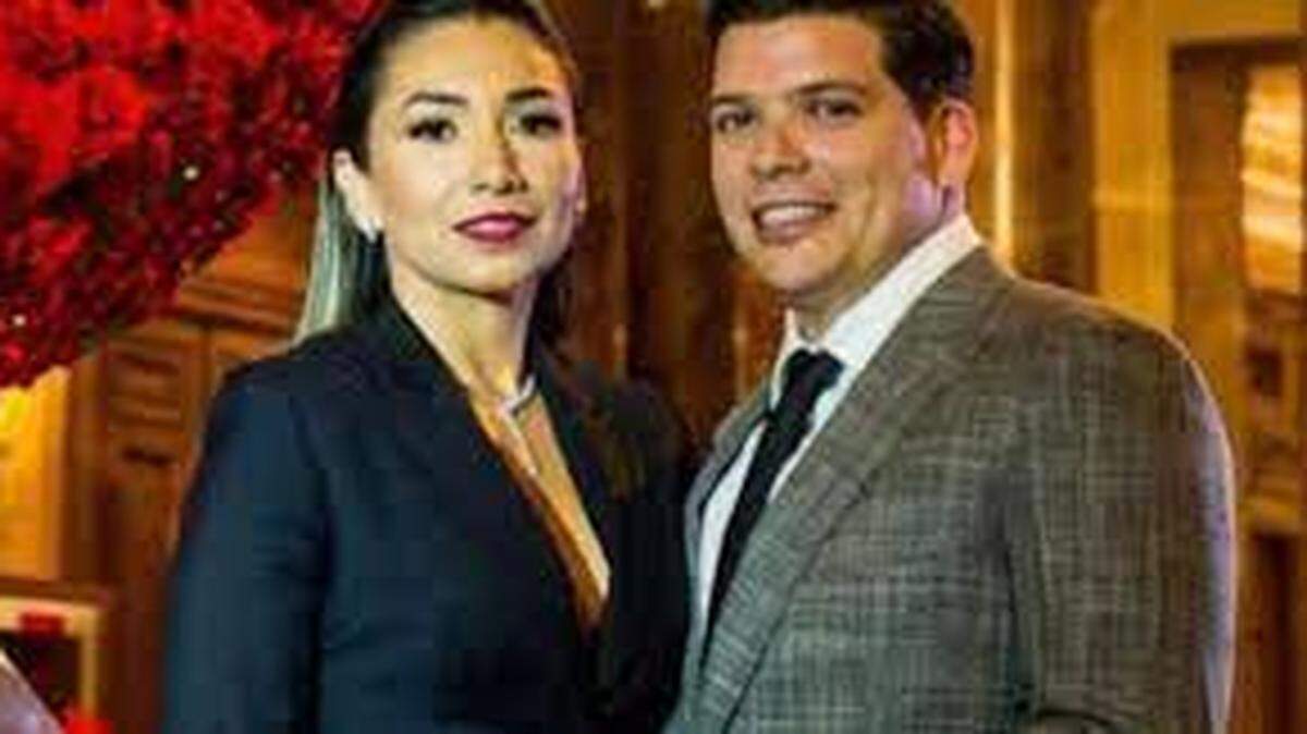Efrain Betancourt Jr., president of Sky Group USA, LLC, is pictured with his wife, Leidy Badillo.