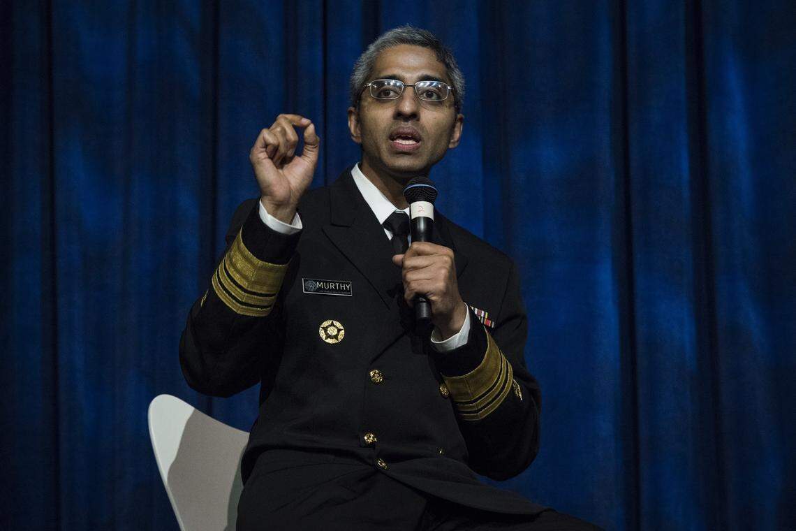 Former Surgeon General, Vivek Murthy, speaks during the 59th annual Silver Knights awards ceremony at the James L. Knight Center in downtown Miami on Wednesday, May 17, 2017.