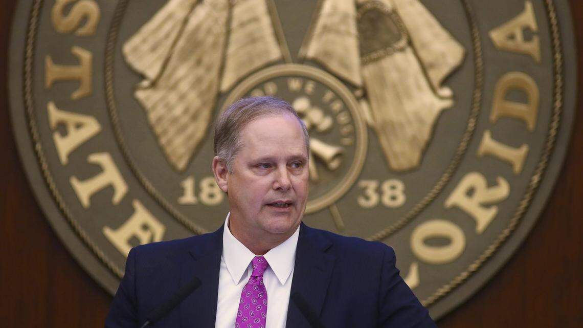 Florida Senate President Wilton Simpson has a $331 million gift of new money for the Department of Agriculture in the Senate’s version of the state budget. He’s running for commissioner of agriculture in November’s election.