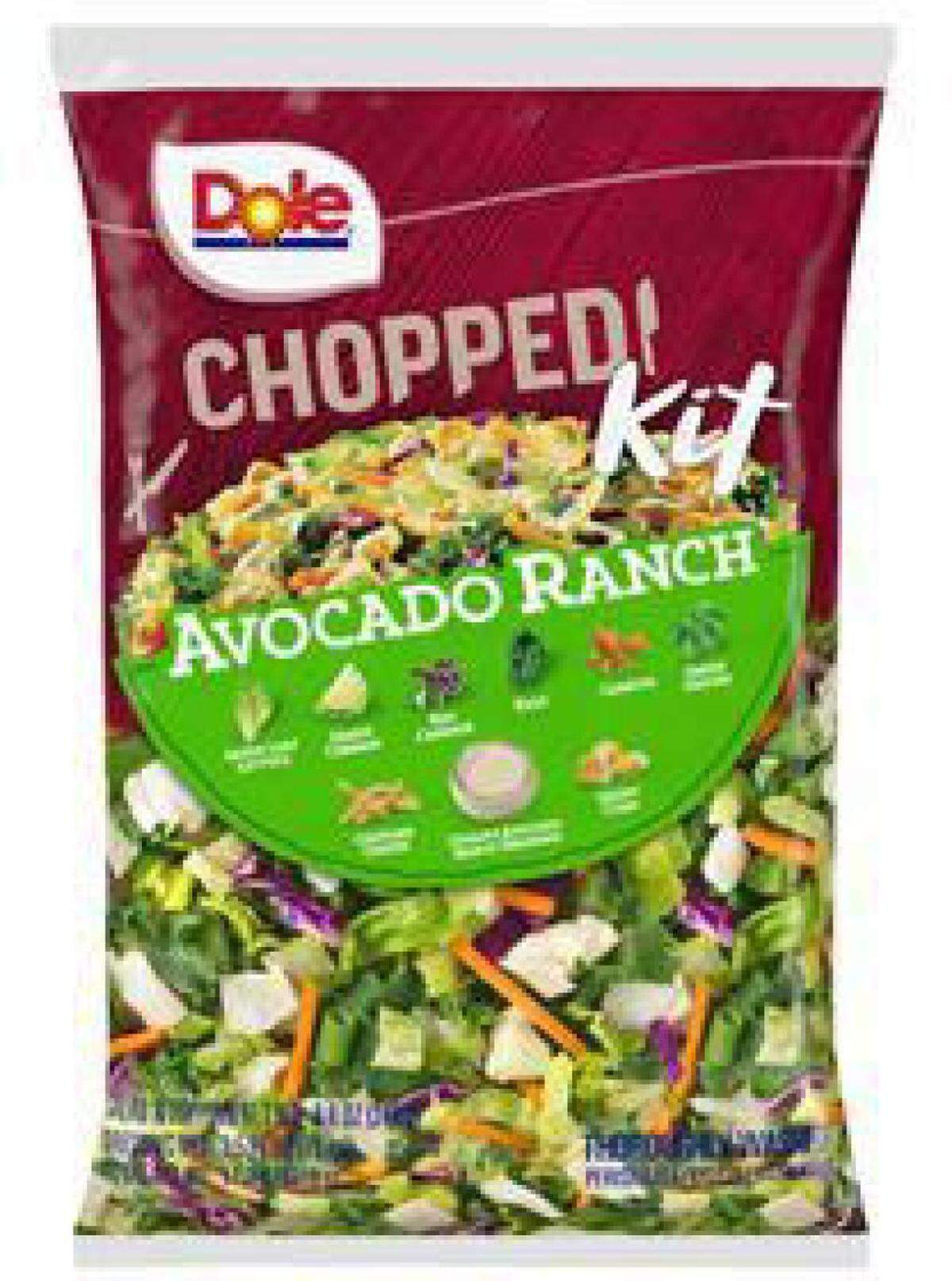 Dole Avocado Ranch Chopped Salad Kit