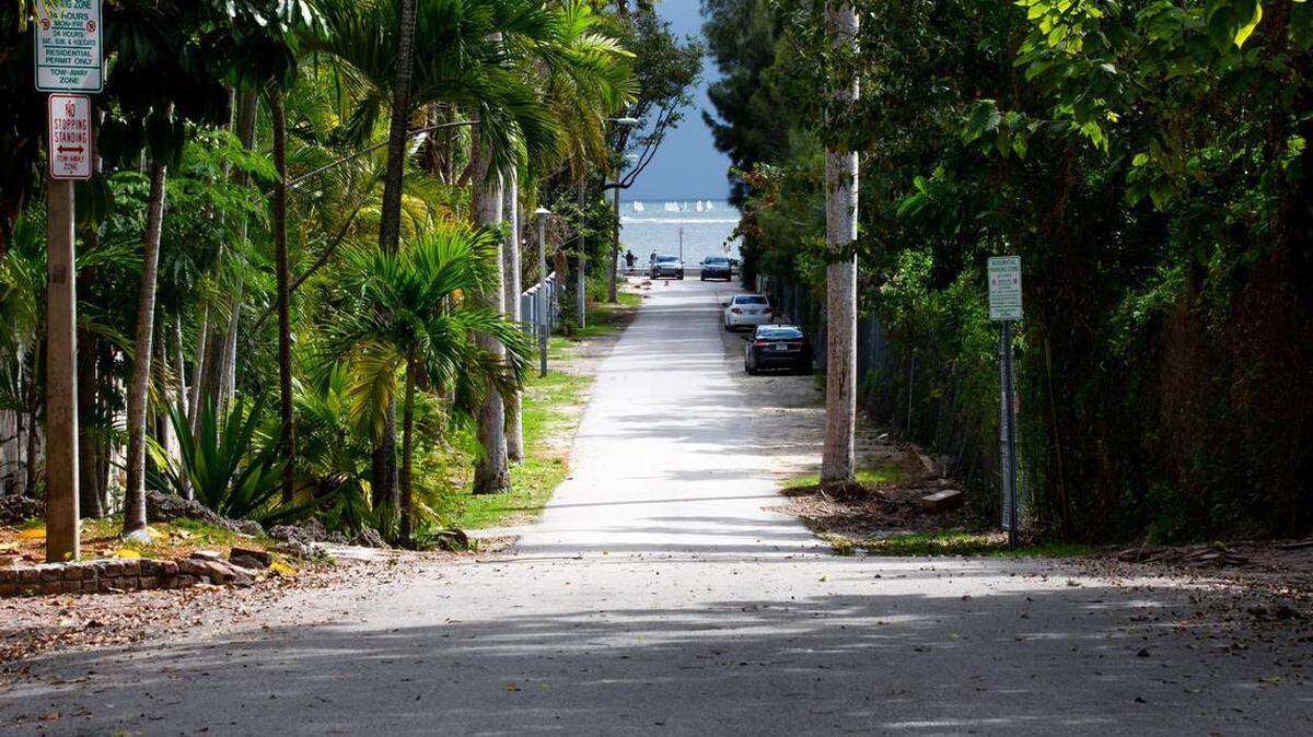 Big Hill Park is a shabby bayfront plot in Miami that sits at the end of Royal Road where just two homes remain.