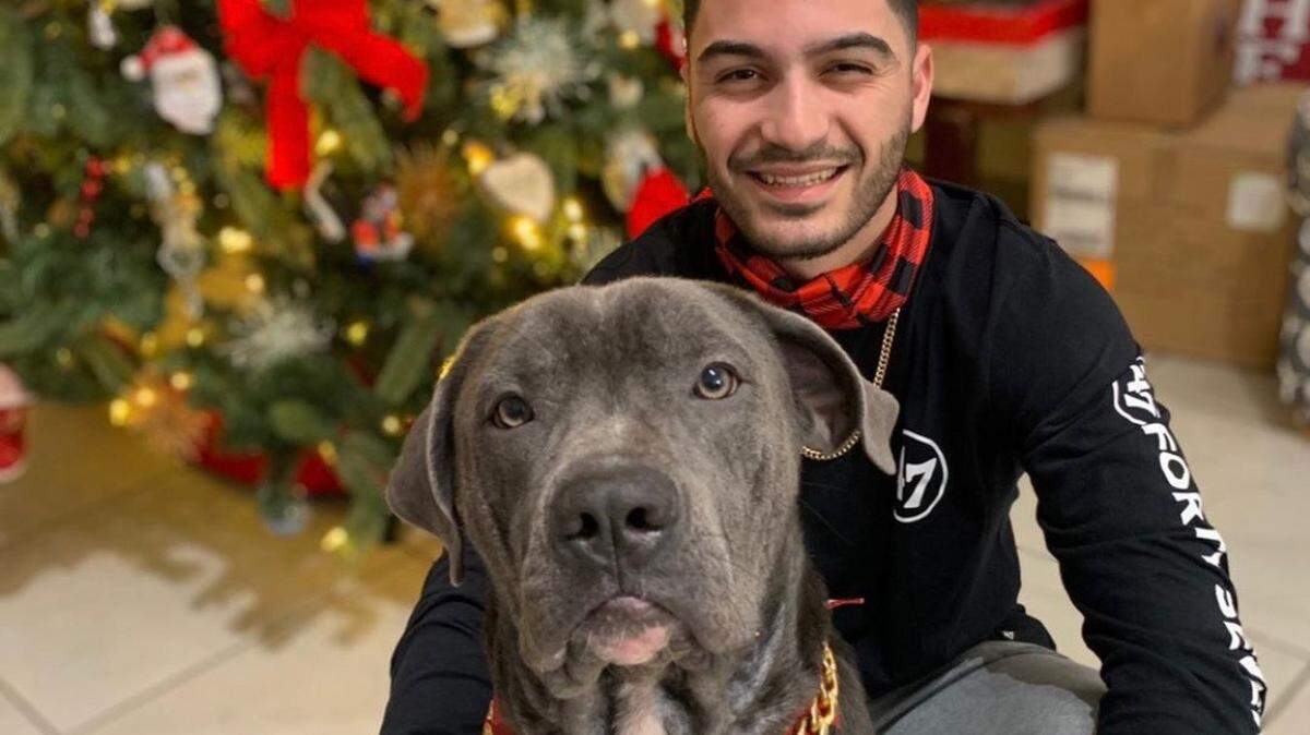 St. Thomas University’s Gus Guerra found Chance in a bad condition and took him in and brought him back to health.
