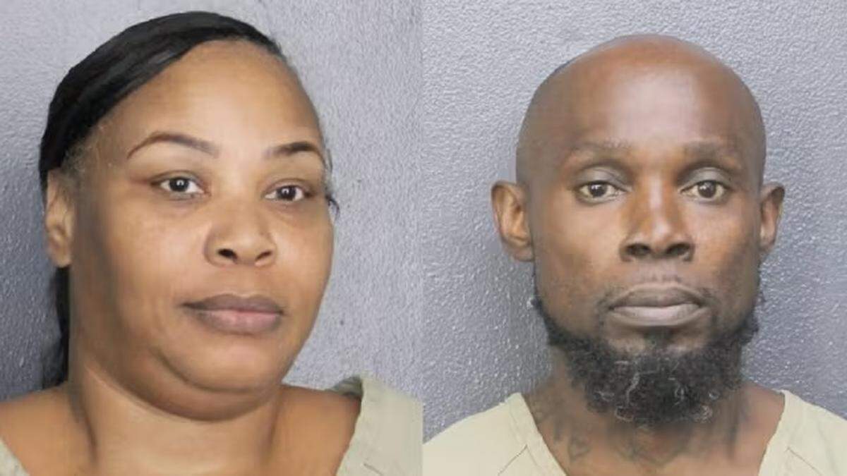 Latricia Elizabeth Crawley, left, and Benjamin Deztuan Lockett, right, were arrested on child abuse and child neglect charges in late October.