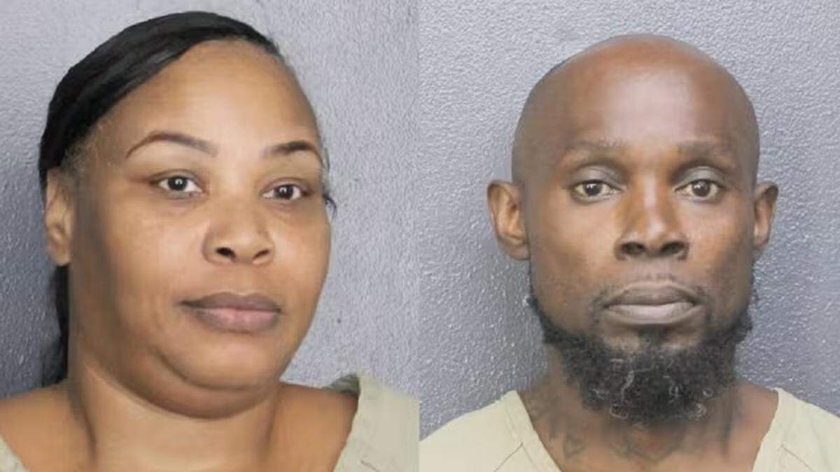 Latricia Elizabeth Crawley, left, and Benjamin Deztuan Lockett, right, were arrested on child abuse and child neglect charges in late October.