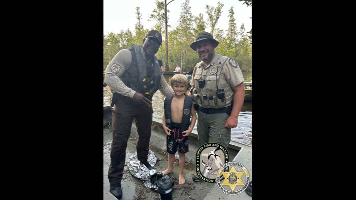 Greyson Hardy, 7, was lost on a stretch of Florida bottom land that is home to alligators, rattlesnakes and bear.