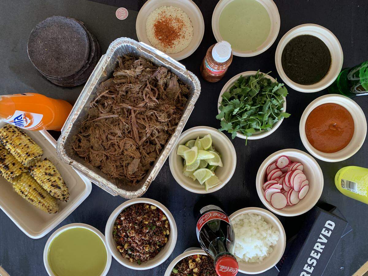 Taco party pack from Taquiza.