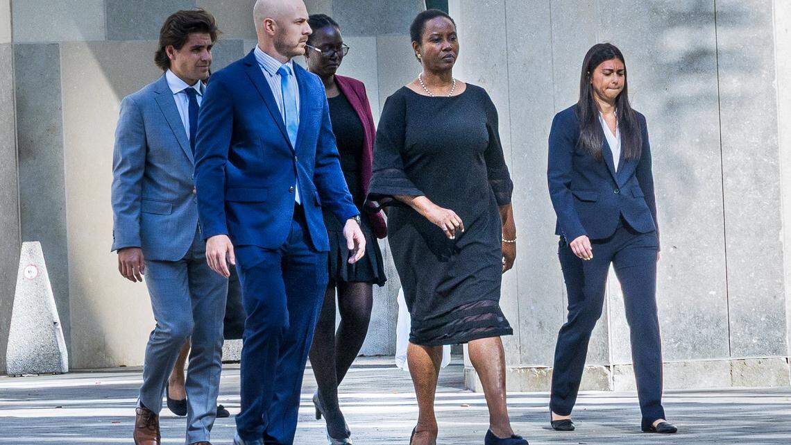 Defense questions former Haiti first lady’s version of events in husband’s slaying