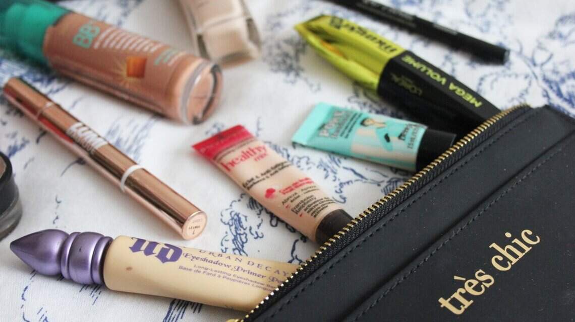 It’s time to declutter your makeup bag. Bacteria can grow inside your cosmetics