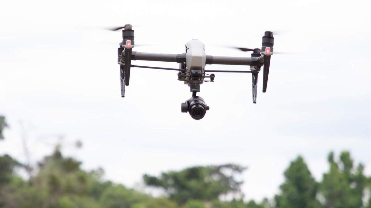 Hallandale Beach Police Department Sgt. Andrew McClelland and Officer Galen Wilson fly their DJI Inspire 2 drone during hurricane preparedness training facilitated by Florida State University at Apalachee Regional Park Thursday, June 3, 2021.