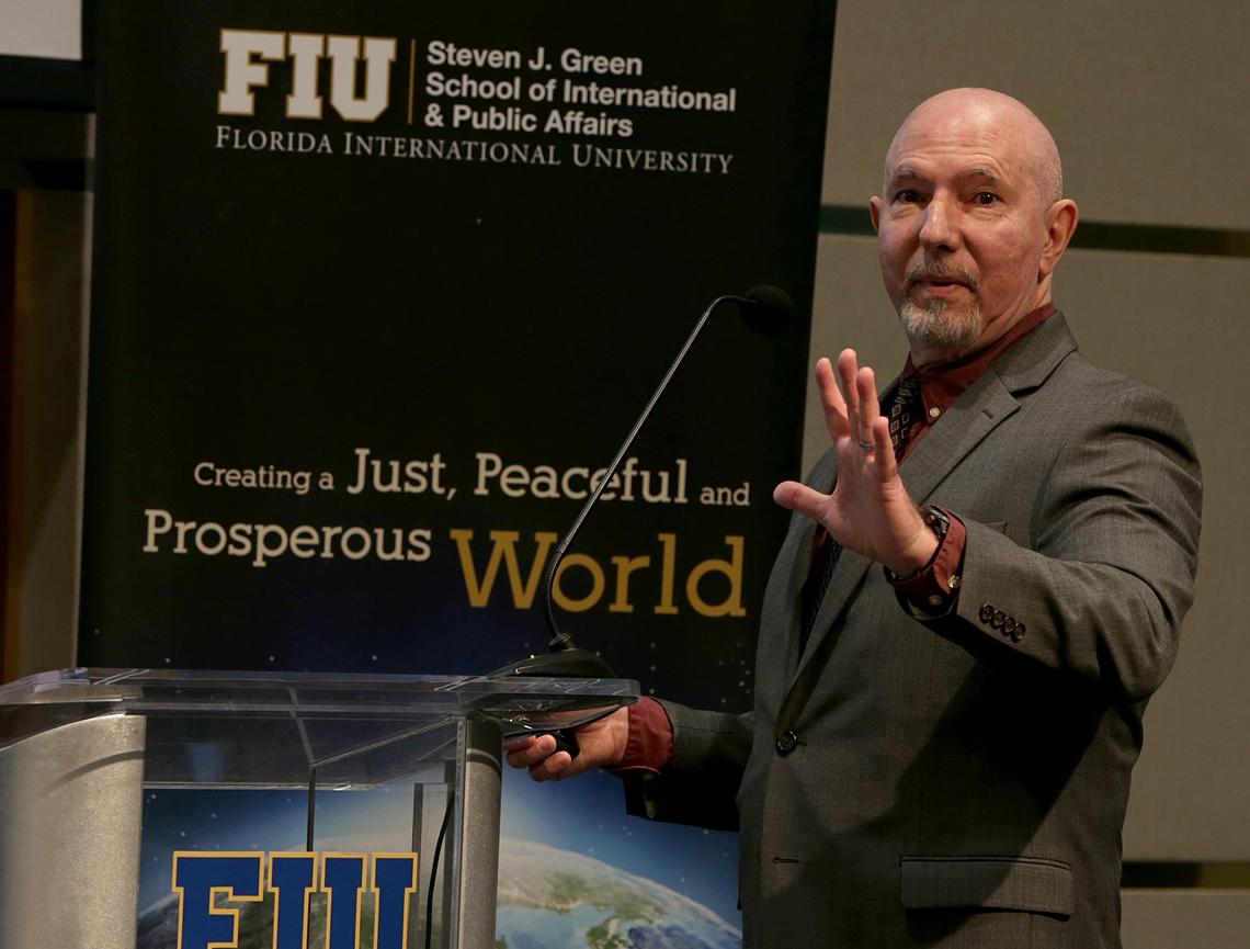 Guillermo J. Grenier, sociology professor at Florida International University, presents the findings of the 2018 Cuba Poll.