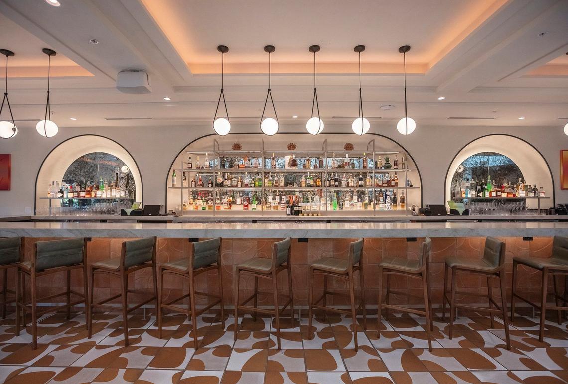 A view of Elastika’s bar at The Moore building open to public in Design District on Monday September 30th., 2024.