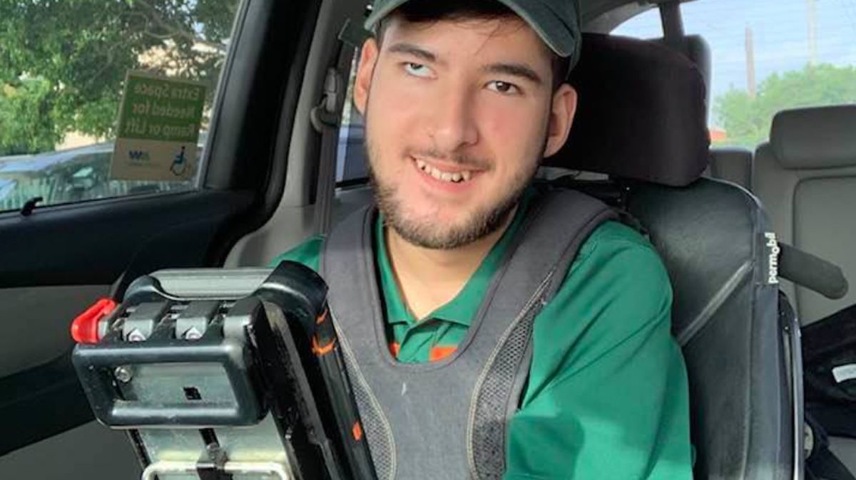 Justin Aucoin, who relies on Transportation America’s services, says the service is unreliable and often results in making him late for college classes and appointments.