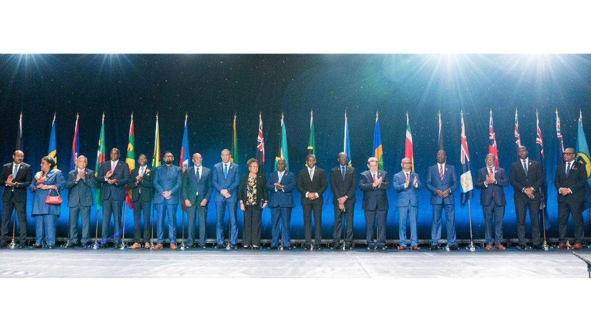 Caribbean Community leaders condemned violent protests in Suriname.