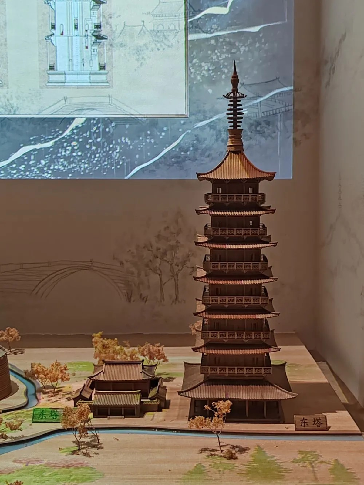 Built more than 1,000 years ago, the tower stood on soft soil because of its proximity to the sea.