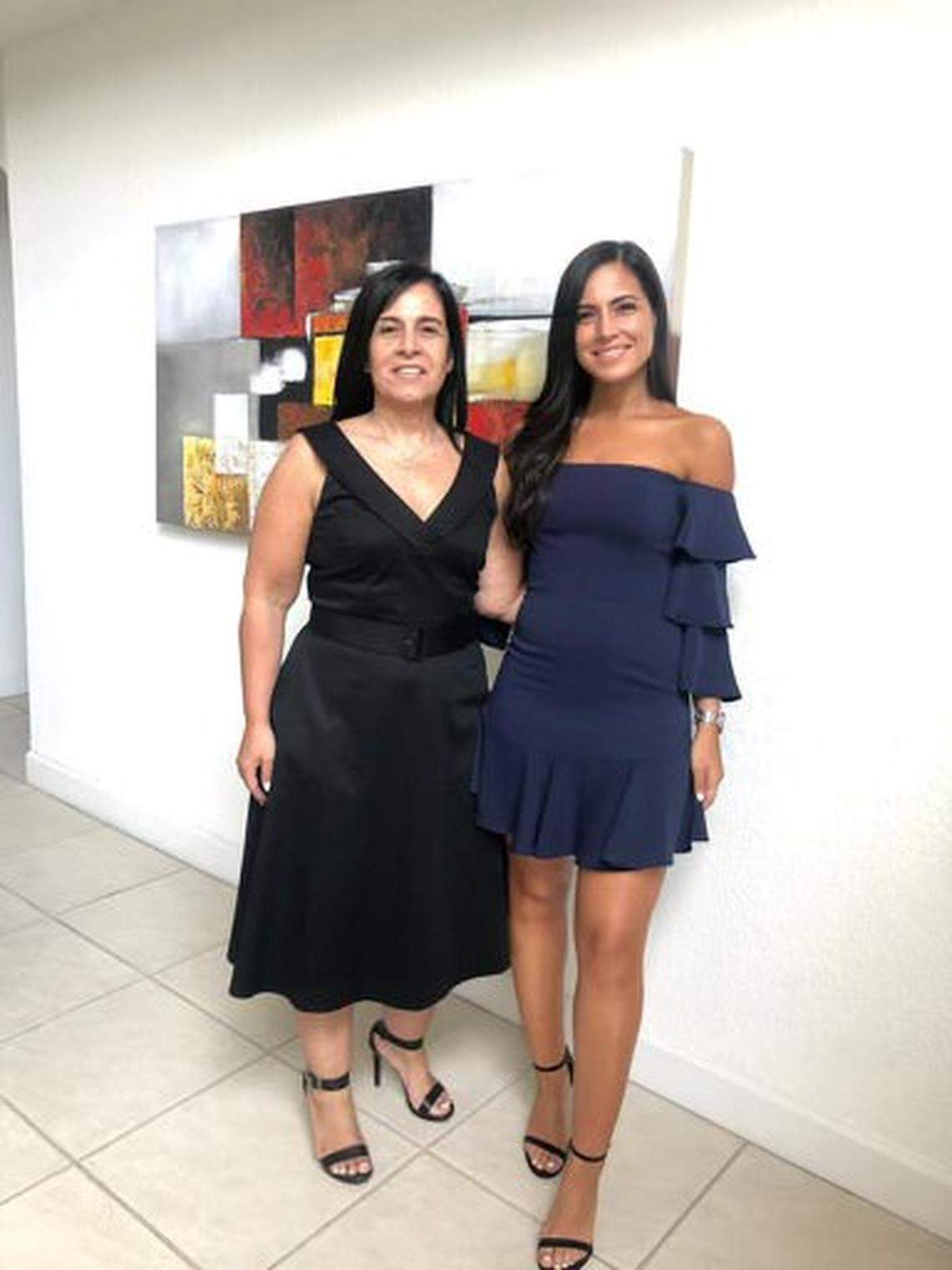 Mother and daughter Andrea and Nicky Langesfeld.