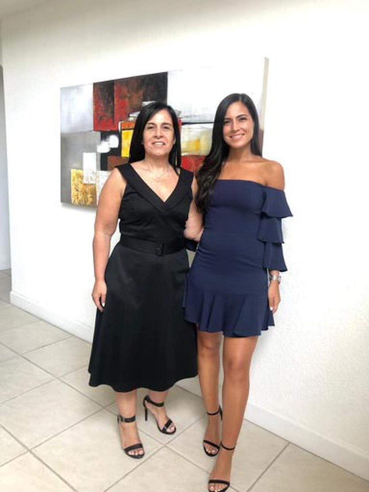 Mother and daughter Andrea and Nicky Langesfeld.