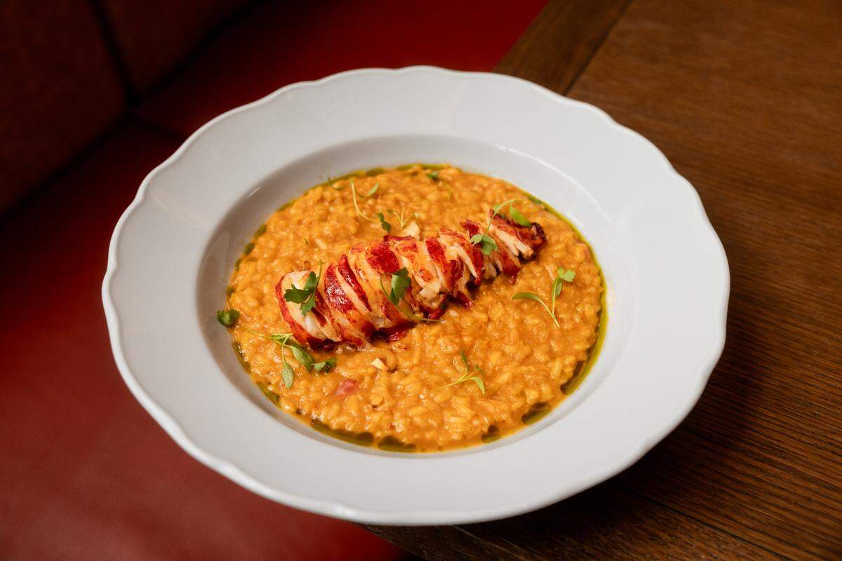 Lobster risotto at Casa Gianna.