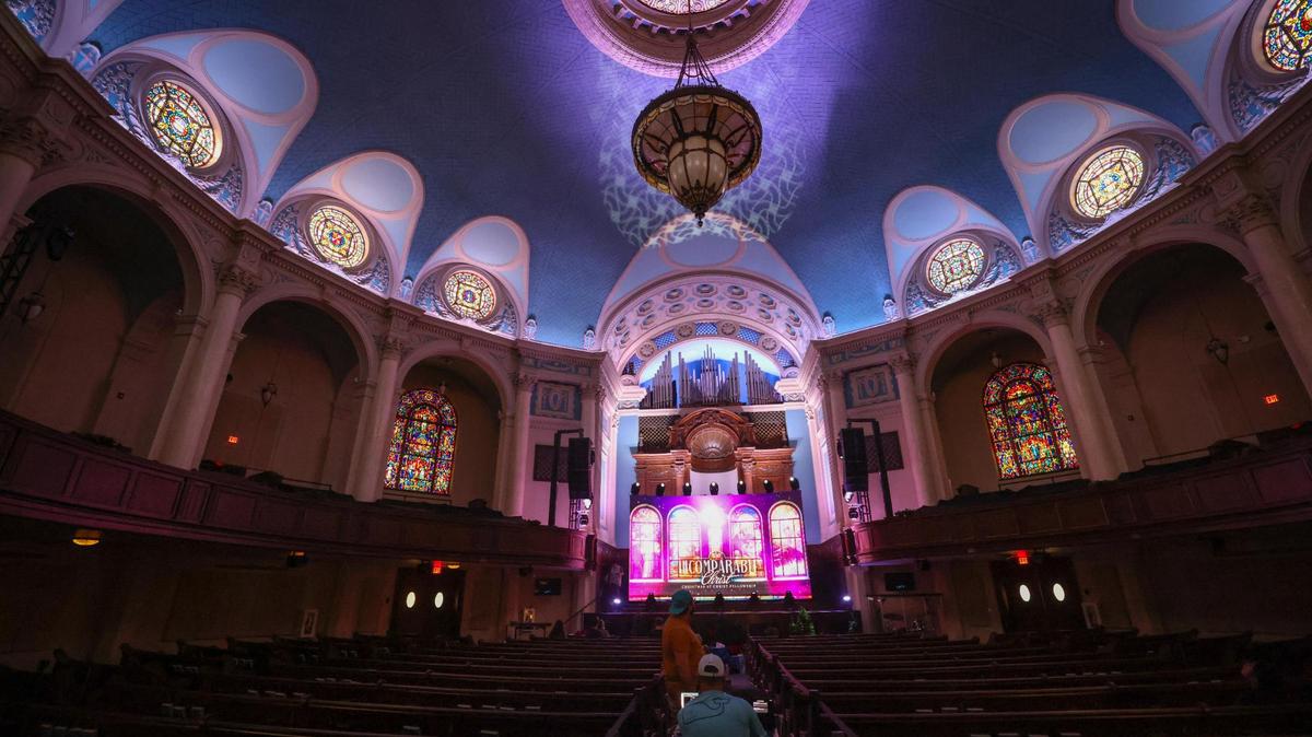 Christ Fellowship Miami Church makes preparations to re-open its newly restored sanctuary in downtown Miami. The historic Baptist church underwent $20 million renovations starting in 2018.