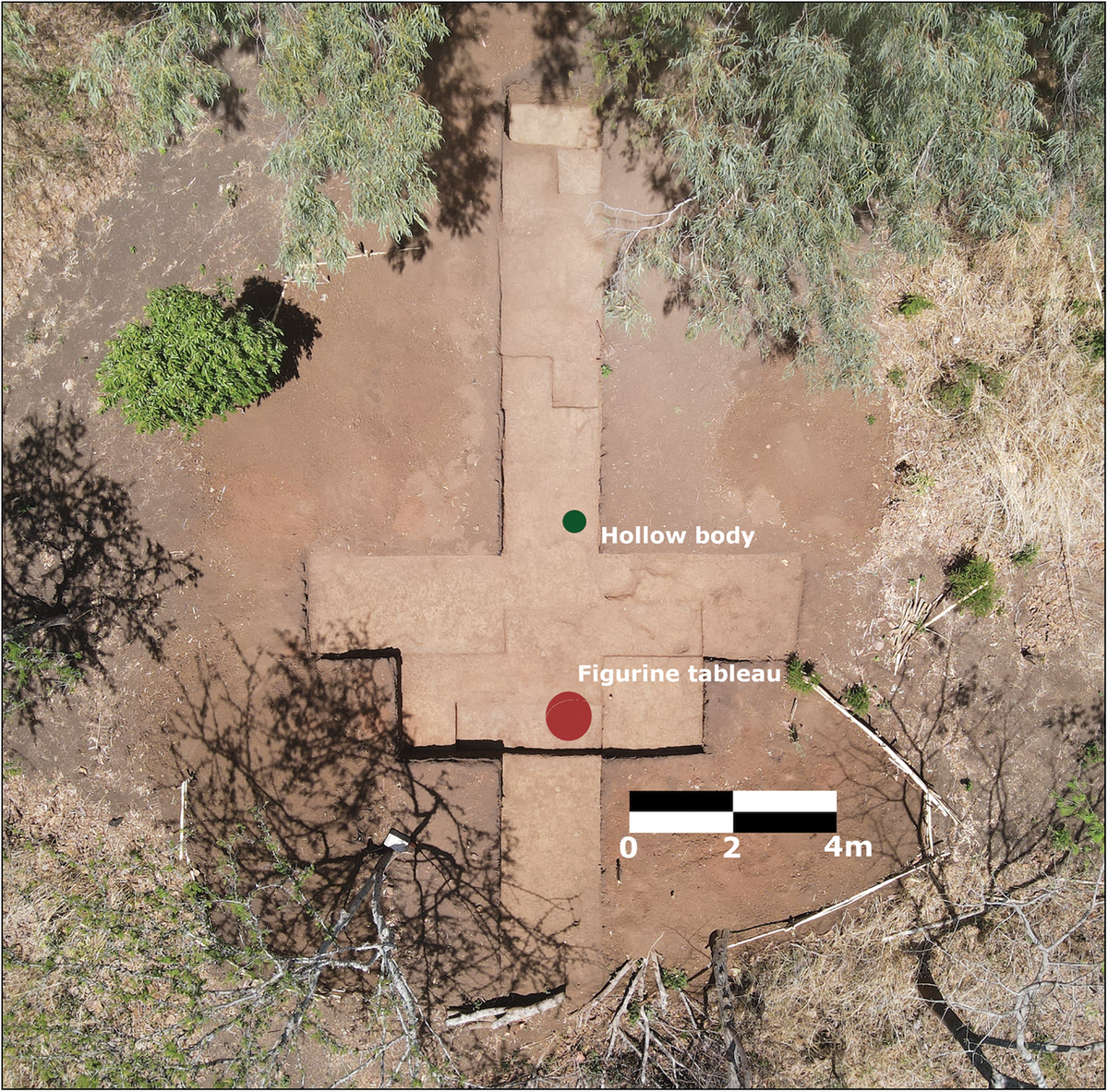 The pyramid was previously unexcavated, researchers said.