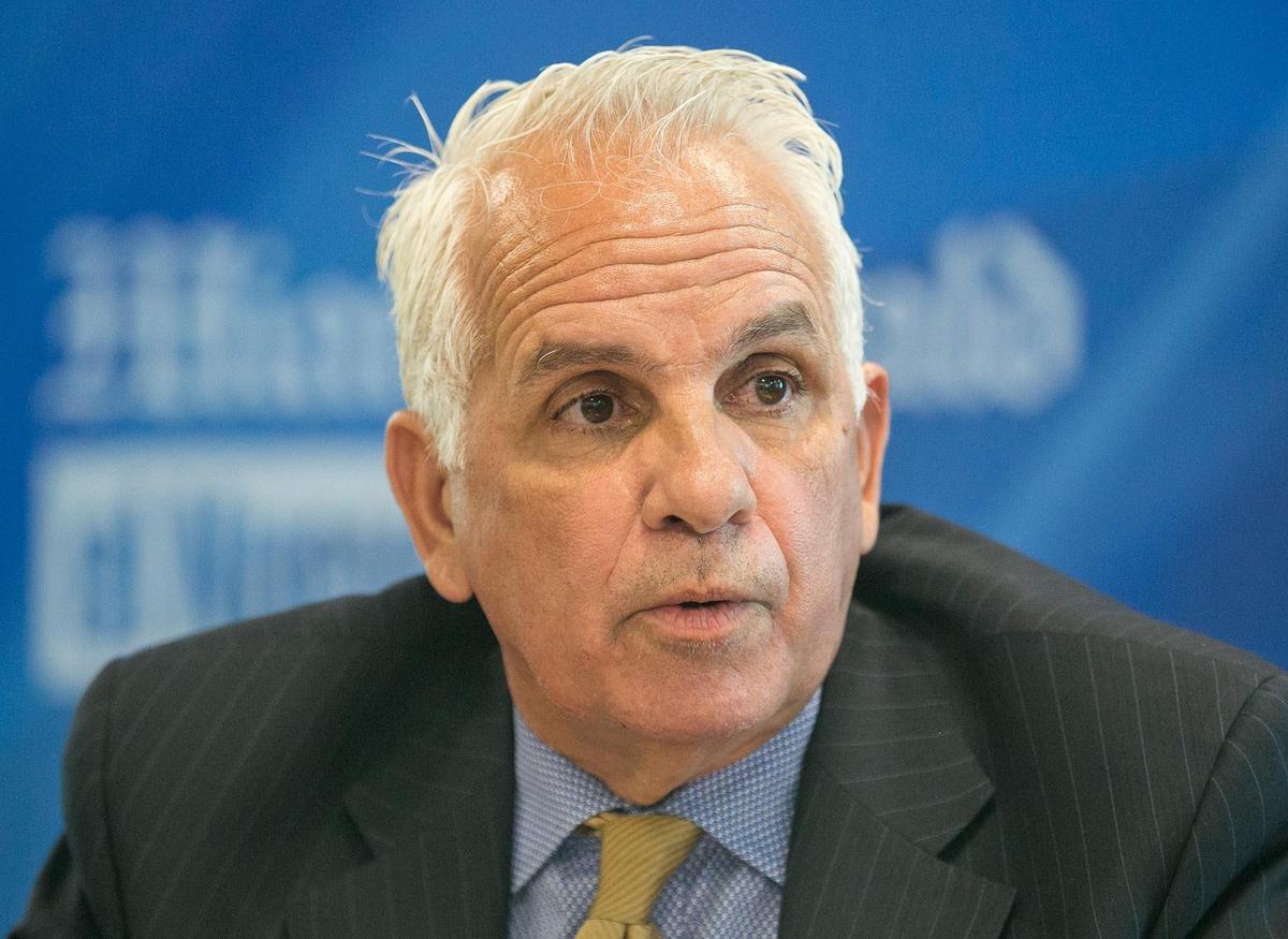 Miami-Dade candidate Jose Garrido with the Miami Herald Editorial Board on Friday, Aug. 3, 2018. He joined three other challengers in running for the District 10 county commission seat held by Javier Souto.