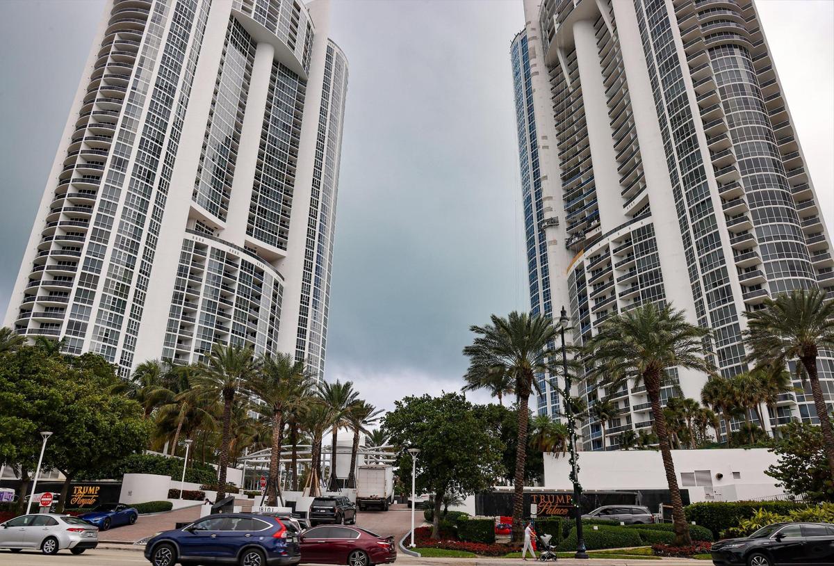 The Trump Royale and Trump Palace.