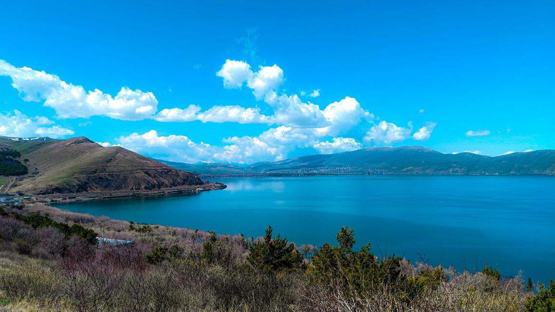 In the rolling mountain hills surrounding Lake Sevan in Armenia, an unique ancient burial was found under a carved stone by pipeline workers in 1980.