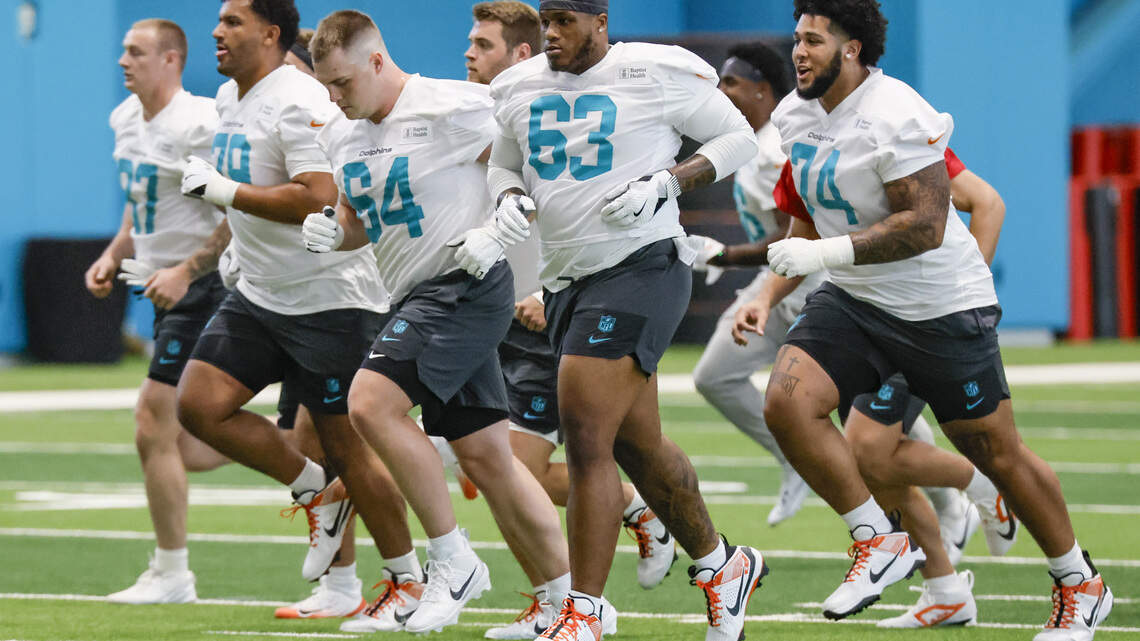 Inactive rookie DJ Campbell explains his situation. And Dolphins nuggets