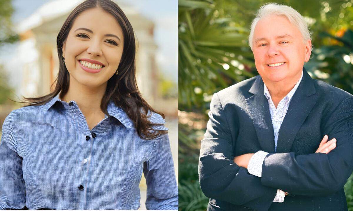 Co-curators of ‘It Was Always About You. . .’ Laura Guerrero, Oolite Arts’ program coordinator, and Dennis Scholl, Oolite Arts president and CEO.