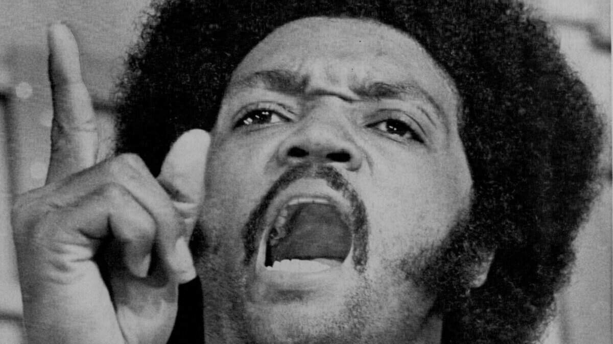 In 1972 in Miami Beach, the Rev. Jesse Jackson announces plans to register eight million black voters during a spirited speech at a meat cutters union conference. At the end of Jackson's speech, the meat cutters voted to spend $10,000 for his cause.