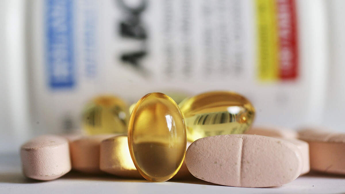 A selection of over the counter vitamin supplements is pictured on July 12, 2005 in Edinburgh, United Kingdom.