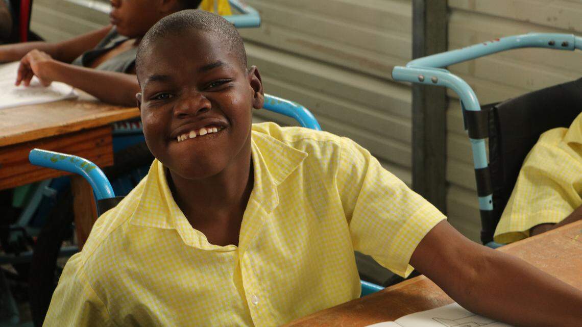 At the HaitiChildren orphanage, disabled children are provided with a place to stay, physical therapy, medical care and an education. The country’s gang violence, however, is starting to take a toll, says founder Susie Krabacher.