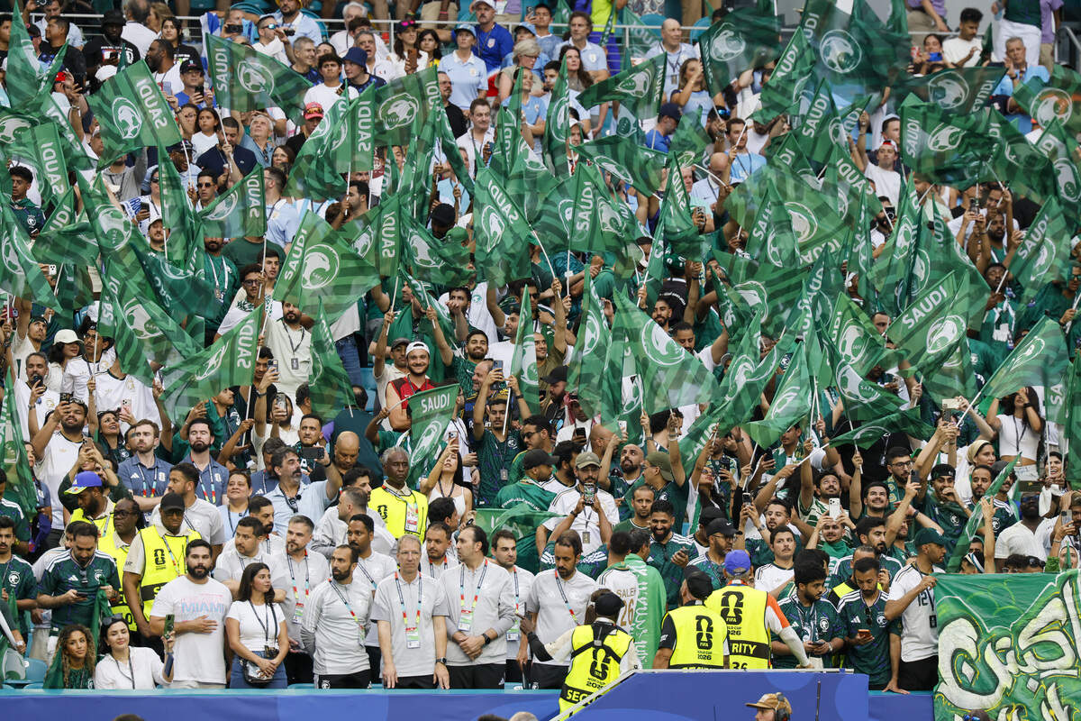 Uruguay against Saudi Arabia FIFA World Cup opening match at Miami Stadium on Monday, June 15, 2026.