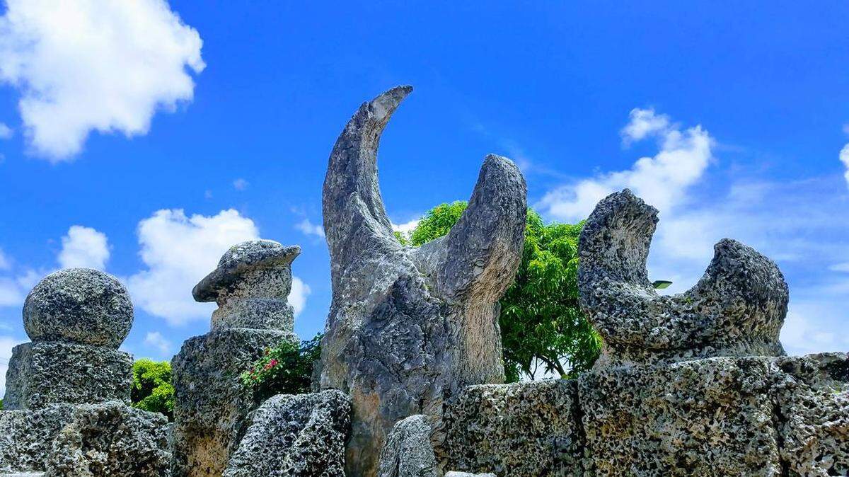 The coral carvings at Coral Castle are probably the coolest things in the greater Miami area.