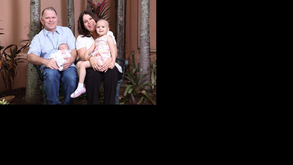 
The Hardinman family in 2012. Julia is the baby, Olivia is the oncology patient, then 3. Father James, mother Erika Reboucas
