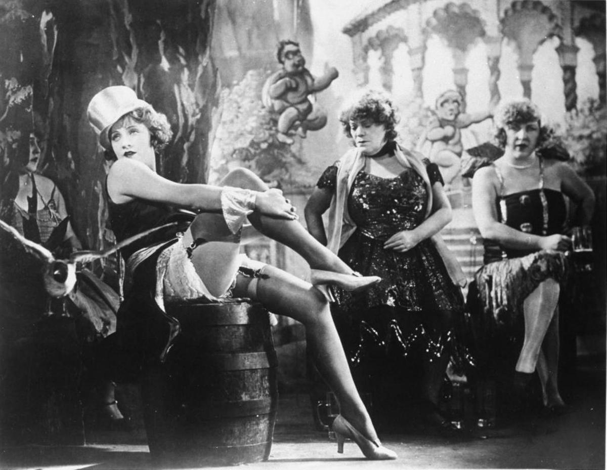 Marlene Dietrich stars as cabaret singer Lola Lola in Josef Von Sternberg's 1930 film, ‘The Blue Angel,’ the movie that made her an international star.