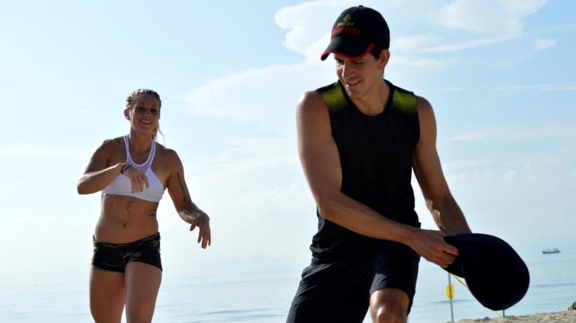 Peixoto swimwear founder holds monthly Beach workouts with fans