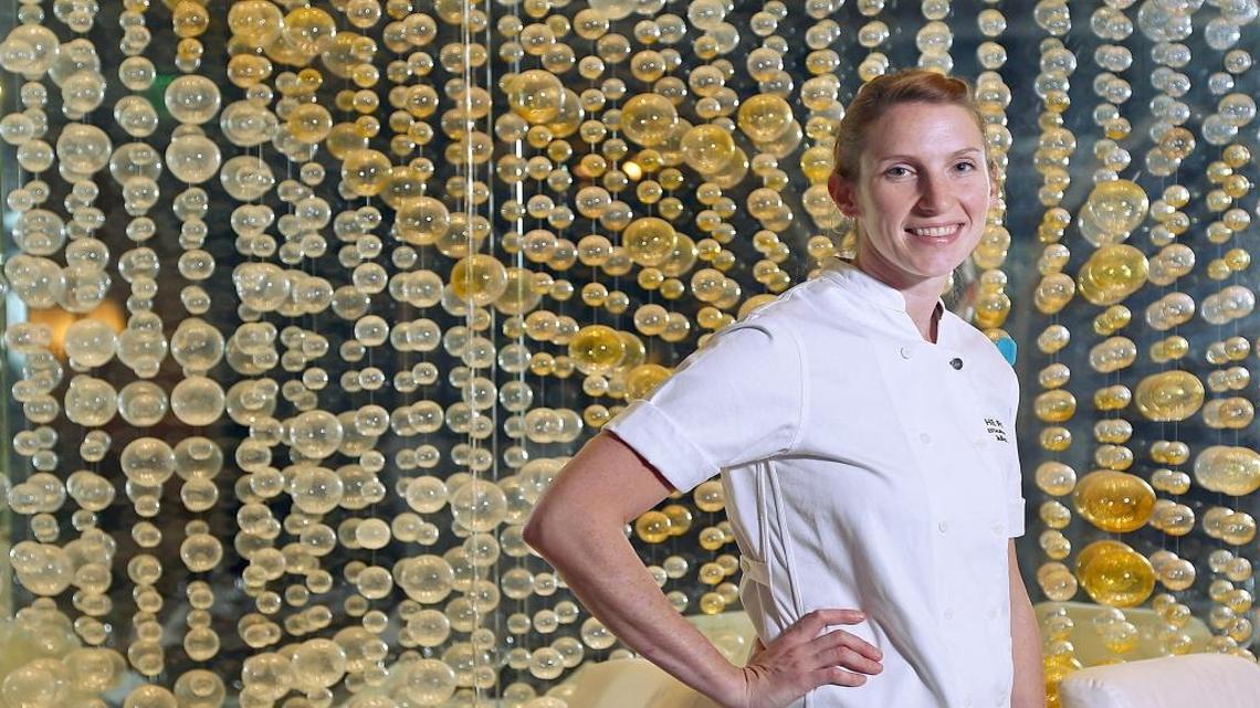 Julia Doyne is the first woman to run the kitchen at The Forge.