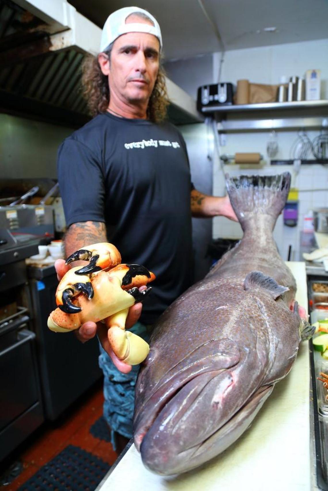 Paul Menta will be fishing for his restaurant in Key West, The Stoned Crab. But lobster trapping now will be near impossible, he said: “There’s so much wreckage. It’s a mess out there.”