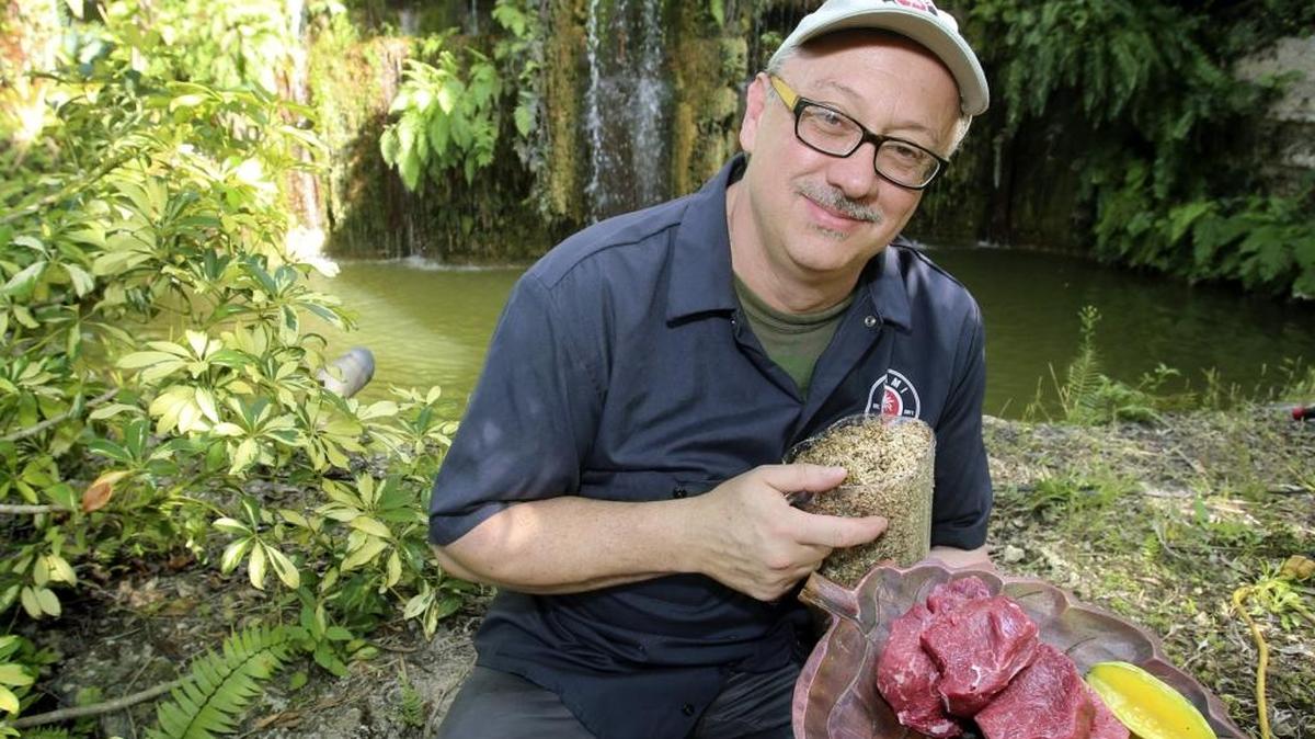 Dewey Losasso, culinary director of Schnebly Winery and Miami Brewing Co. in Homestead, cooks mostly local ingredients at Schnebly’s on-site RedLander Restaurant.