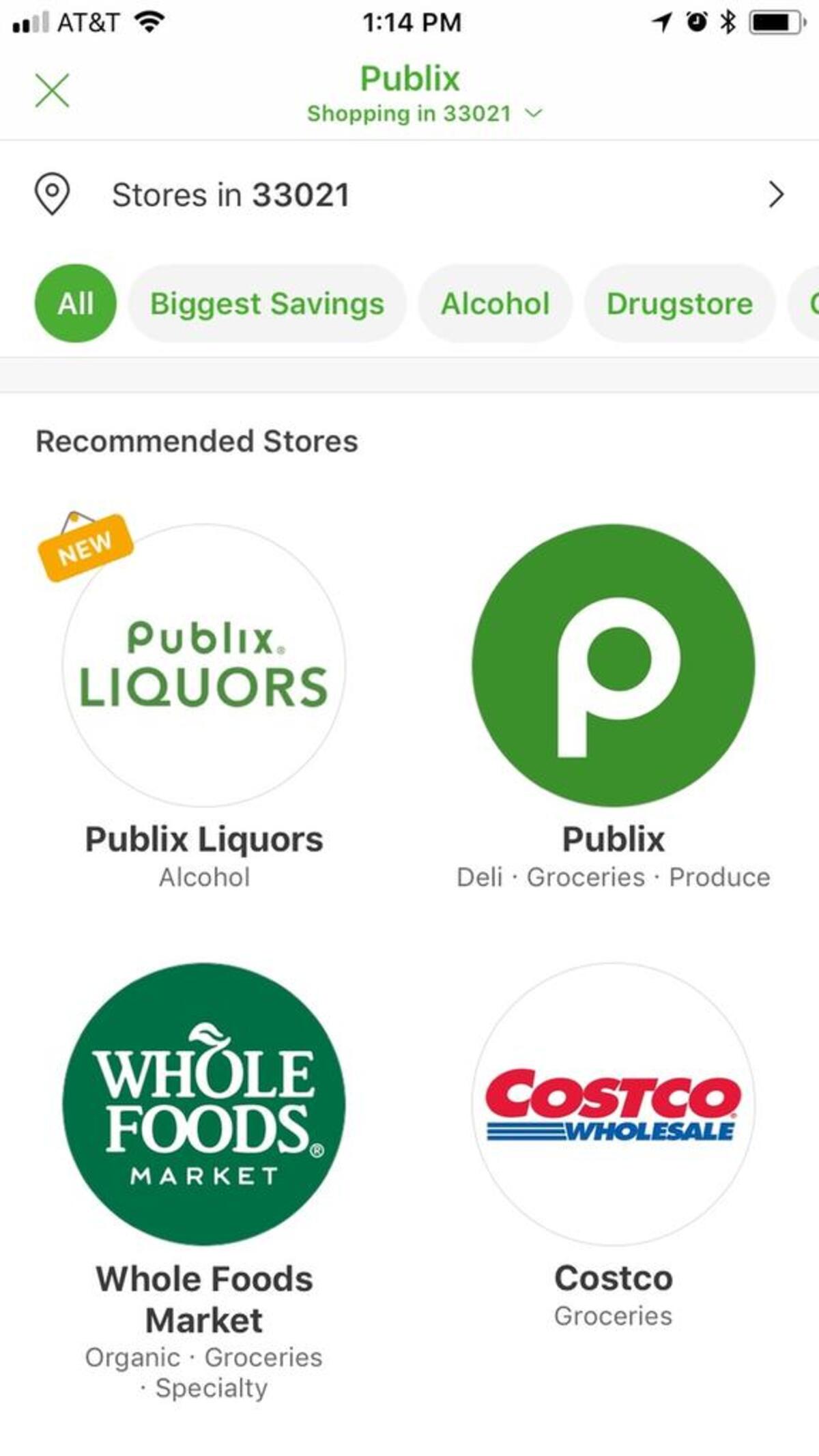 Publix Delivery, via Instacart, now offers doorstop delivery from Publix Liquors as well.