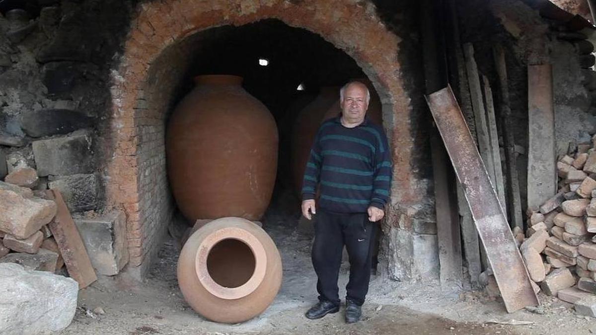 
Qvevris: Potter Remi Kbilashvili makes qvevris, or clay pots, used in Georgian wine making. Wine planning under the Soviet Union sidelined this 8,000-year-old tradition, but now the qvevri is at the forefront of a back-to-the-roots wine revolution in Georgia. 
