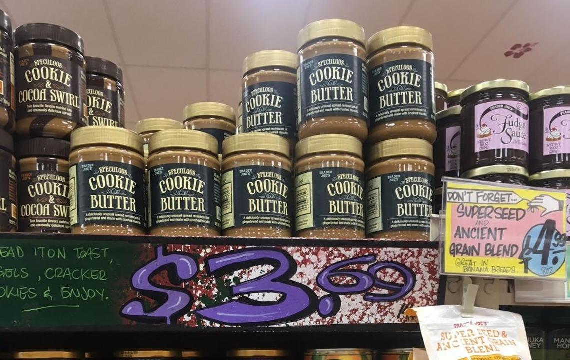 If Trader Joe’s has an intangible advantage, it’s cookie butter, the sweet spreadable cookie-flavored Speculoos.