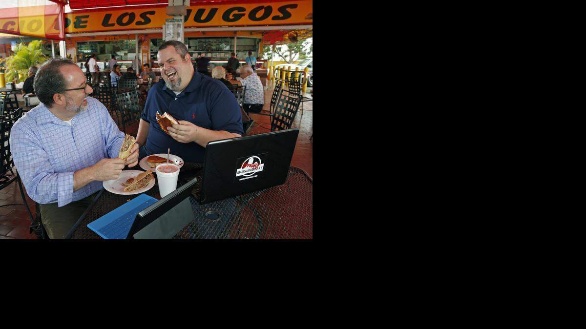 
Sef Gonzalez: Burger Beast, at right.
