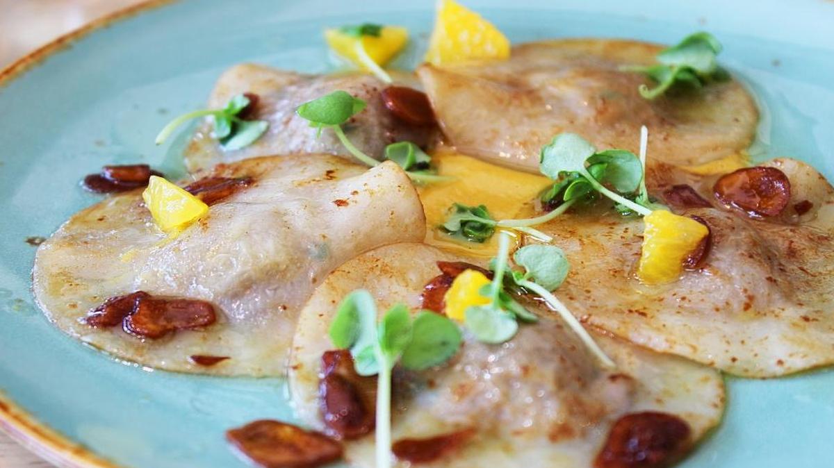 These duck and pumpkin ravioli are a signature dish at Pubbelly, and the recipe is now available in the Food Republic digital cookbook.
