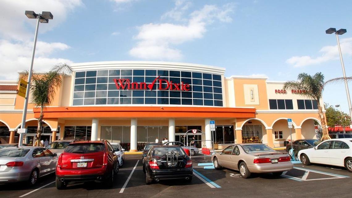 A Winn-Dixie supermarket at 3275 SW 22nd St. in Miami, photographed at its grand opening in 2011.