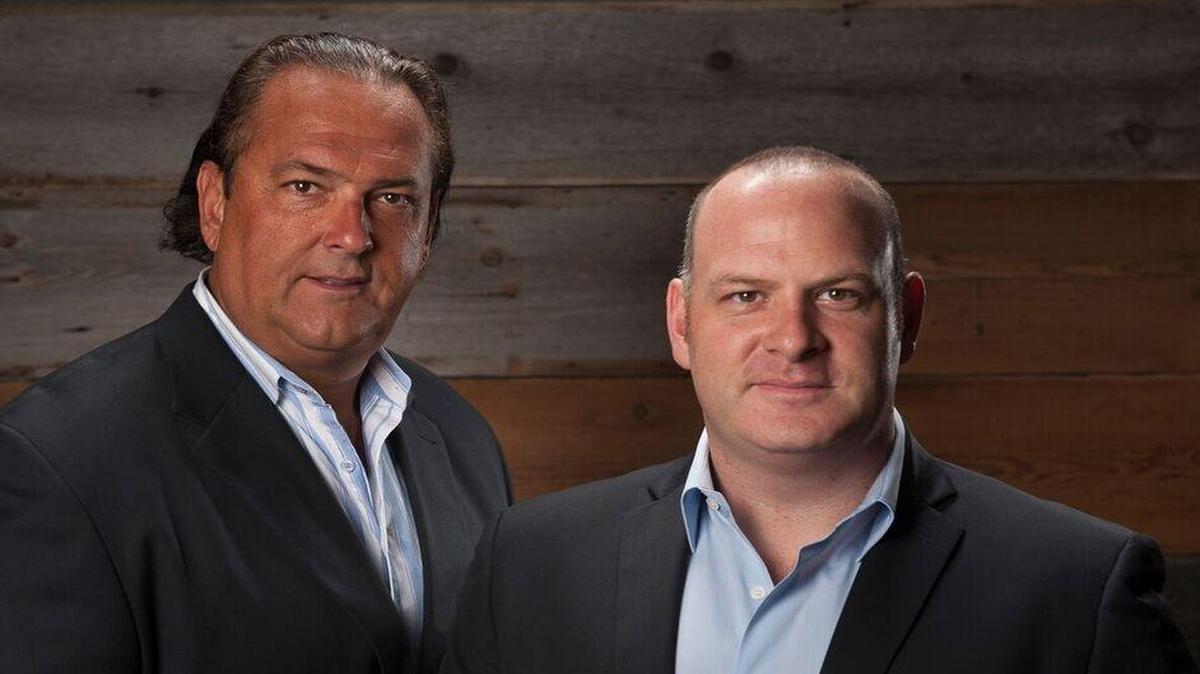 Chuck Hazlett, left, and Marc Falsetto are co-founders of JEY Hospitality in Fort Lauderdale.