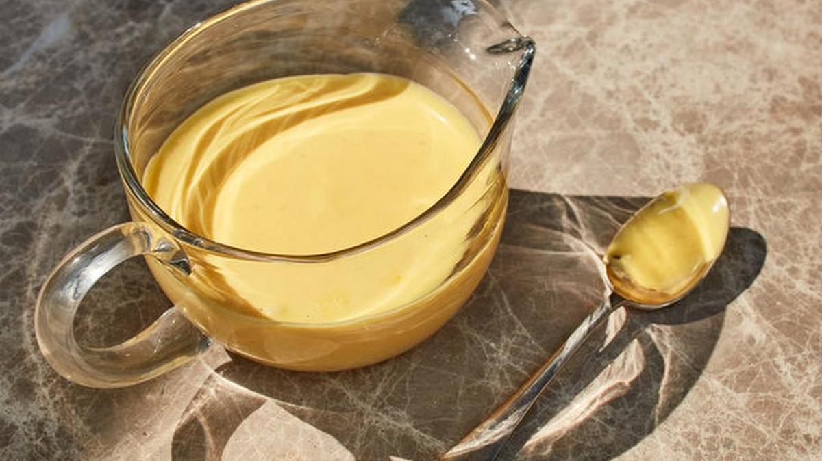 Hollandaise sauce is a classic French sauce.